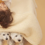 Kinderdecke „Luka“ aus Merinowolle | zweilagig