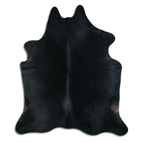 Schwarzes Kuhfell XXL