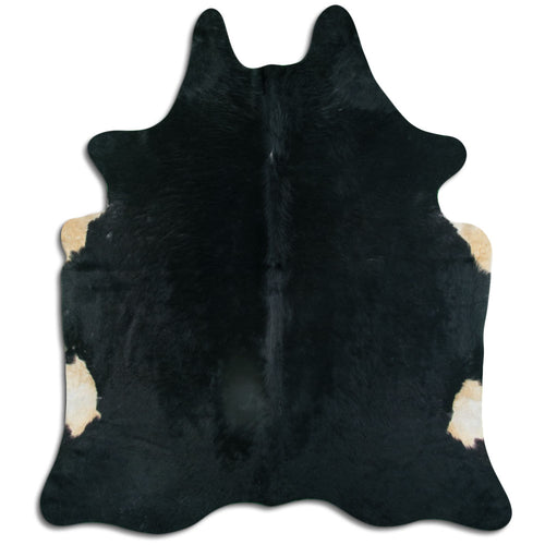 Schwarzes Kuhfell XL
