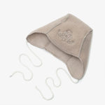 Baby-Mütze „Schaf“ mit Stickerei; beige