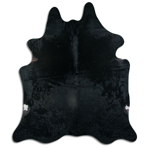 Schwarzes Kuhfell XXL