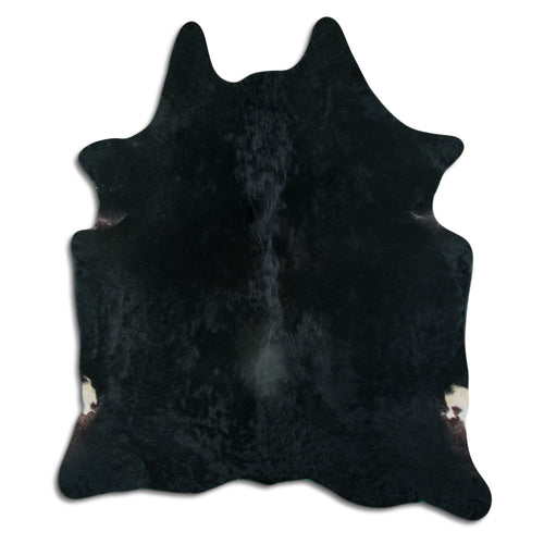 Schwarzes Kuhfell XL