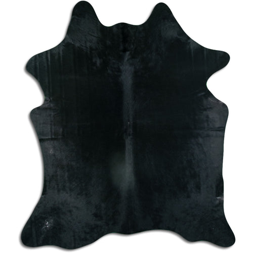 Schwarzes Kuhfell L