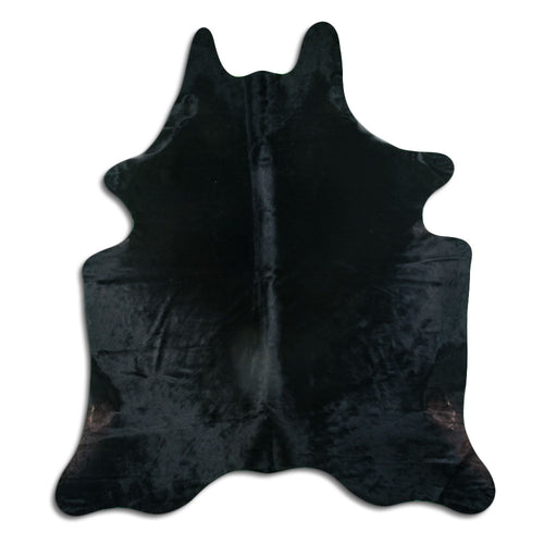 Schwarzes Kuhfell XXL