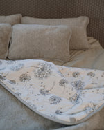 Wolldecke „Löwenzahn“ aus Merinowolle | zweilagig