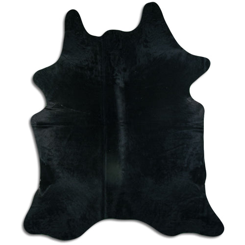 Schwarzes Kuhfell XXL