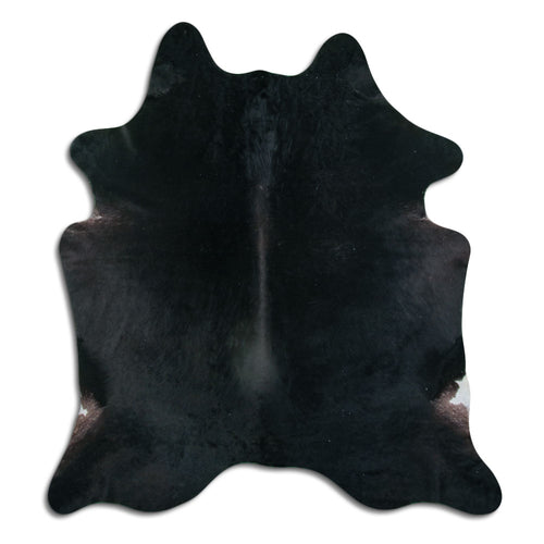 Schwarzes Kuhfell XL