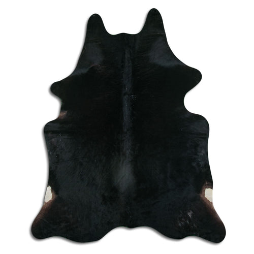 Schwarzes Kuhfell L