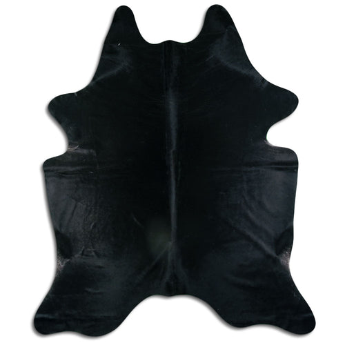 Schwarzes Kuhfell XXL