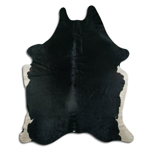 Schwarzes Kuhfell XXL