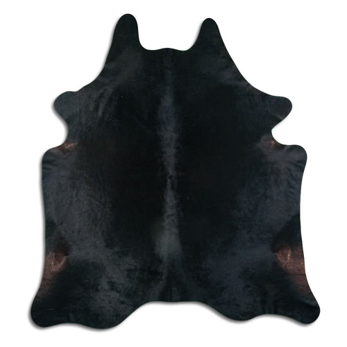 Schwarzes Kuhfell XXL