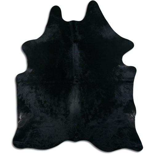 Schwarzes Kuhfell XXL
