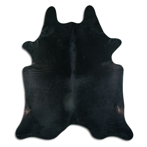 Schwarzes Kuhfell XXL